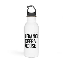 Load image into Gallery viewer, Lebanon Opera House Stainless Steel Water Bottle (Black on white)