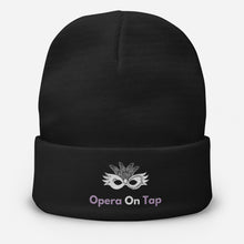 Load image into Gallery viewer, Opera On Tap Mask Embroidered Beanie