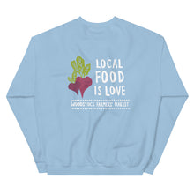 Load image into Gallery viewer, Woodstock Farmers' Market Unisex Crewneck Sweatshirt