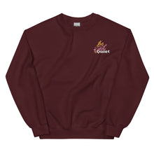 Load image into Gallery viewer, Be Kind or Be Quiet crewneck sweatshirt