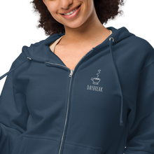 Load image into Gallery viewer, Daybreak Unisex fleece zip up hoodie