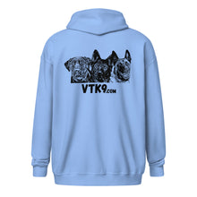 Load image into Gallery viewer, VTK9 unisex heavy blend zip hoodie