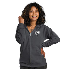 Load image into Gallery viewer, Woodstock Farmers' Market Unisex zip hoodie