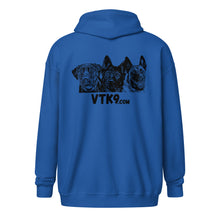 Load image into Gallery viewer, VTK9 unisex heavy blend zip hoodie