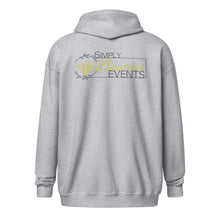 Load image into Gallery viewer, Simply Beeutiful Events Unisex heavy blend zip hoodie