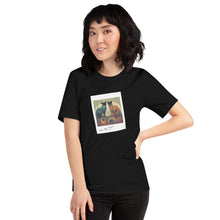 Load image into Gallery viewer, Solar Eclipse Cat Polaroid TShirt
