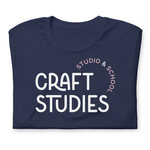 Load image into Gallery viewer, Craft Studies Unisex t-shirt - Navy