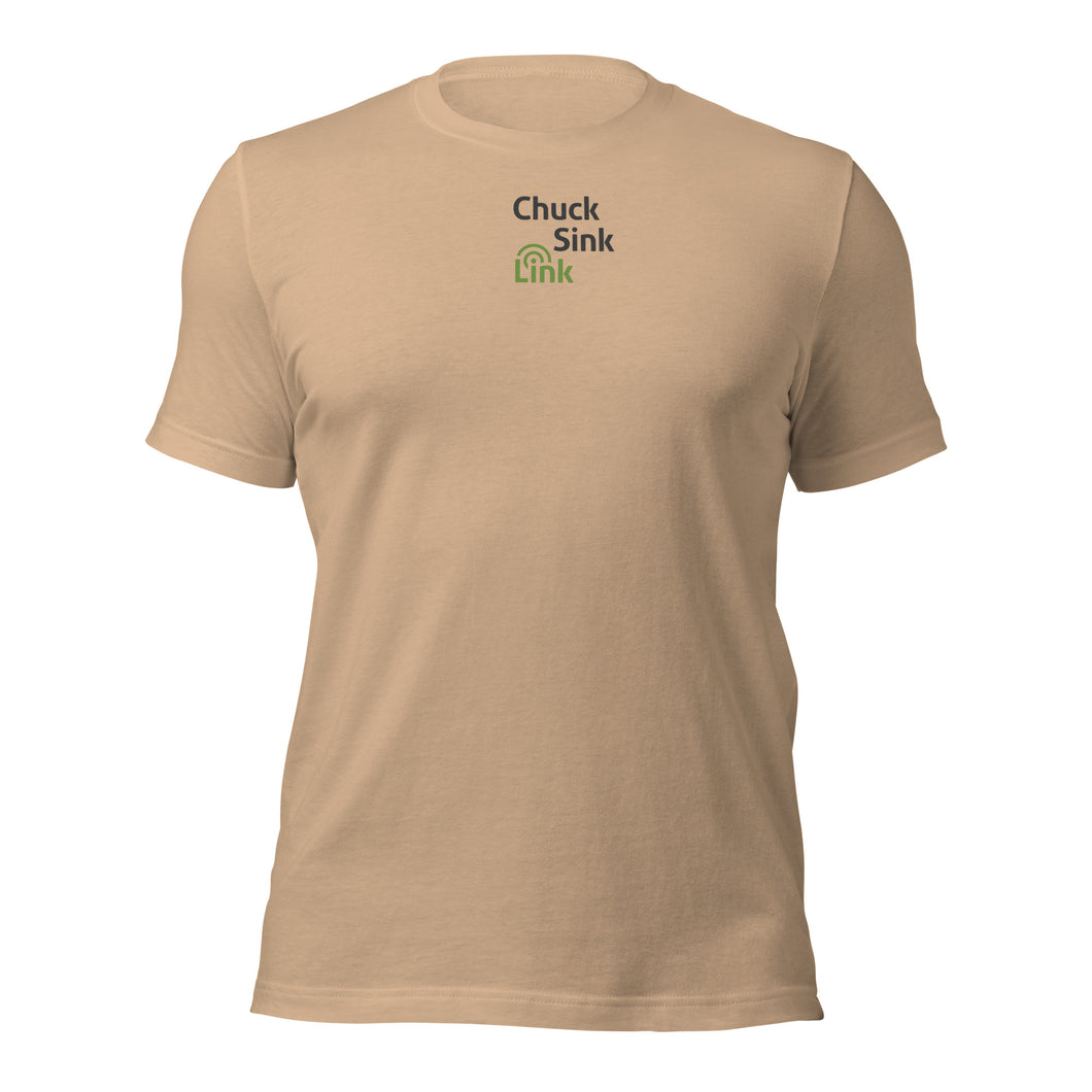 Chuck Sink Link Unisex t-shirt