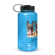 Load image into Gallery viewer, Lacey's Fund wide mouth plastic water bottle