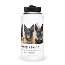 Load image into Gallery viewer, Lacey's Fund wide mouth plastic water bottle