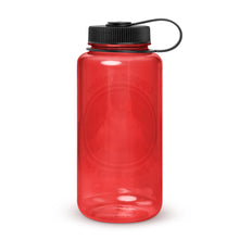 Load image into Gallery viewer, Upper Valley 24 Hour Play Festival Wide mouth plastic water bottle