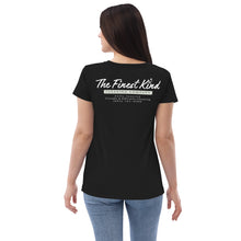 Load image into Gallery viewer, Finest Kind Short Sleeve Women’s recycled v-neck t-shirt