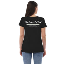 Load image into Gallery viewer, Finest Kind Short Sleeve Women’s recycled v-neck t-shirt
