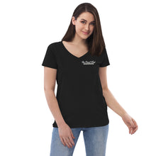 Load image into Gallery viewer, Finest Kind Short Sleeve Women’s recycled v-neck t-shirt