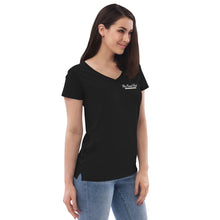 Load image into Gallery viewer, Finest Kind Short Sleeve Women’s recycled v-neck t-shirt