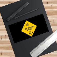 Load image into Gallery viewer, Tire Spikes - Cat Crossing - Bumper Stickers