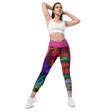 Load image into Gallery viewer, DTLA neon leggings with pockets