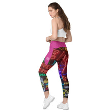 Load image into Gallery viewer, DTLA neon leggings with pockets