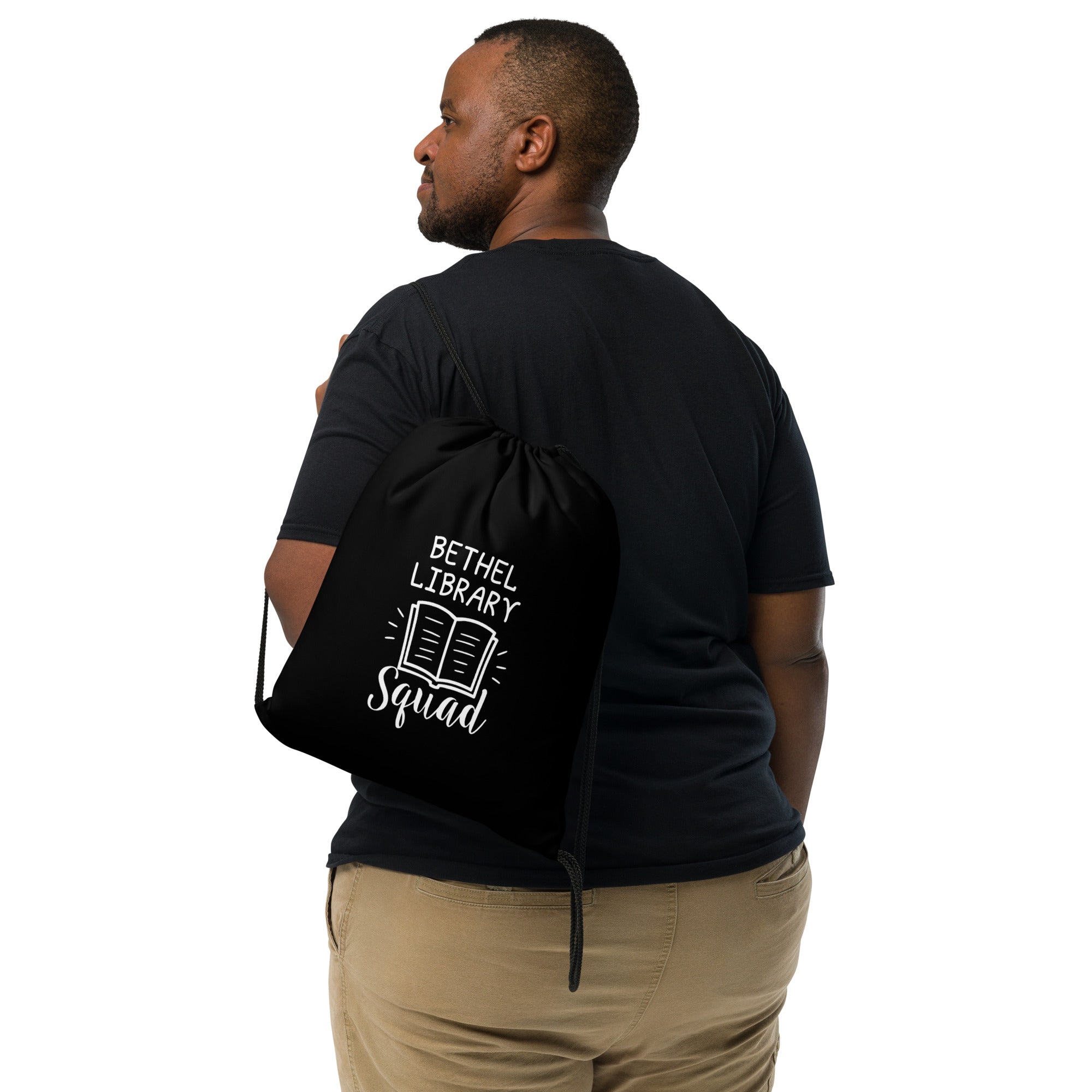 Bethel Library Team Drawstring bag