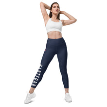 Load image into Gallery viewer, Hartford Soccer Leggings with pockets - Blue