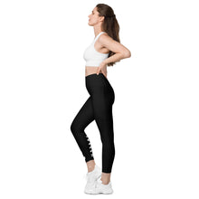 Load image into Gallery viewer, Hartford Soccer Leggings with pockets - Black