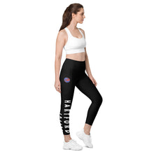Load image into Gallery viewer, Hartford Soccer Leggings with pockets - Black