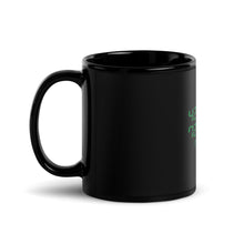 Load image into Gallery viewer, Mount Mansfield Vermont Geographic Coordinates Black Glossy Mug - 42° 32’ 38” N 72° 48’ 52” W
