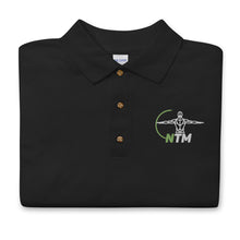Load image into Gallery viewer, Nexus black embroidered Polo Shirt
