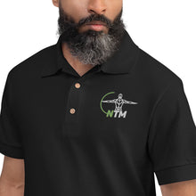 Load image into Gallery viewer, Nexus black embroidered Polo Shirt
