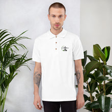 Load image into Gallery viewer, Nexus white embroidered Polo Shirt