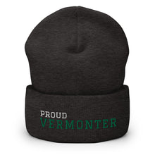 Load image into Gallery viewer, Customizable Proud Vermonter Cuffed Beanie
