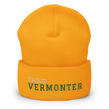Load image into Gallery viewer, Customizable Proud Vermonter Cuffed Beanie
