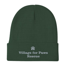 Load image into Gallery viewer, Village for Paws Embroidered Beanie