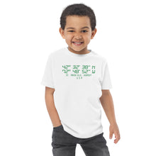 Load image into Gallery viewer, Mount Mansfield Vermont Coordinates Toddler T-Shirt