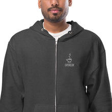 Load image into Gallery viewer, Daybreak Unisex fleece zip up hoodie