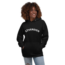 Load image into Gallery viewer, "Sovereign" unisex hoodie (black)