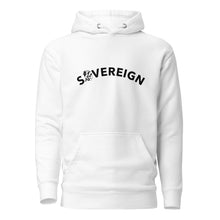 Load image into Gallery viewer, "Sovereign" unisex hoodie (white)