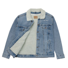 Load image into Gallery viewer, Dream Live Enjoy Personalized Unisex Denim Sherpa Jacket