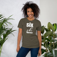Load image into Gallery viewer, 603 (six oh three) New Hampshire Short-Sleeve Unisex Tee