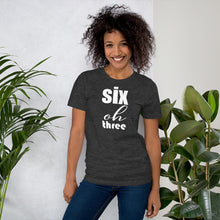 Load image into Gallery viewer, 603 (six oh three) New Hampshire Short-Sleeve Unisex Tee