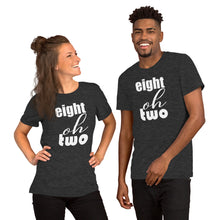 Load image into Gallery viewer, 802 (eight oh two) Vermont Area Code Short-Sleeve Unisex Tee