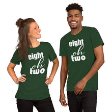 Load image into Gallery viewer, 802 (eight oh two) Vermont Area Code Short-Sleeve Unisex Tee
