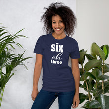 Load image into Gallery viewer, 603 (six oh three) New Hampshire Short-Sleeve Unisex Tee