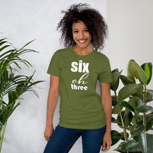 Load image into Gallery viewer, 603 (six oh three) New Hampshire Short-Sleeve Unisex Tee