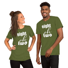 Load image into Gallery viewer, 802 (eight oh two) Vermont Area Code Short-Sleeve Unisex Tee