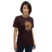 Load image into Gallery viewer, Halloween Raven on Skull Unisex t-shirt