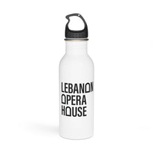 Load image into Gallery viewer, Lebanon Opera House Stainless Steel Water Bottle (Black on white)
