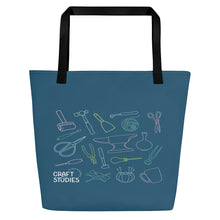 Load image into Gallery viewer, Craft Studies Large Tote Bag with Pocket
