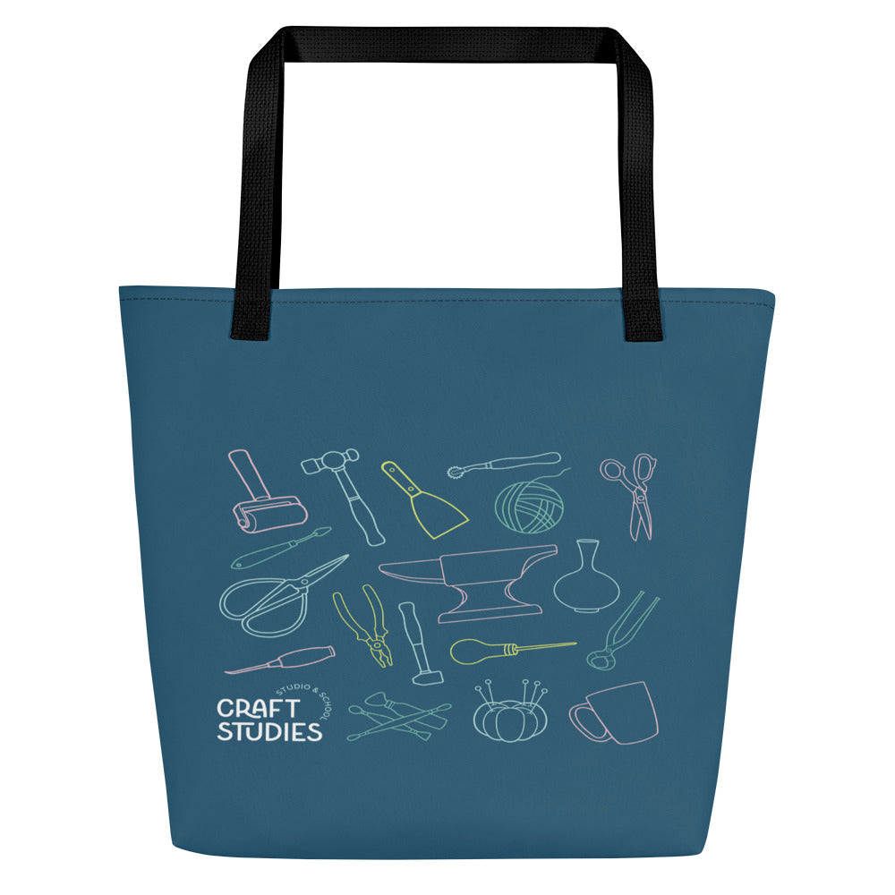 Craft Studies Large Tote Bag with Pocket