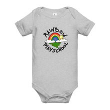 Load image into Gallery viewer, Rainbow Playschool short sleeve onesie
